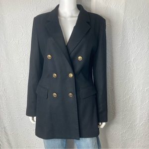 Vintage 90s Adolfo studios‎ wool coat suit jacket